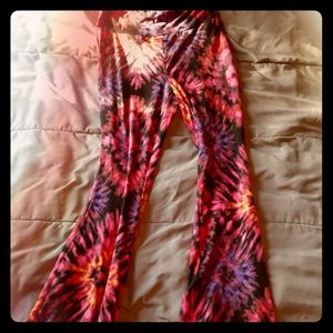 Tie dyed Bell Bottoms Pants Size Medium